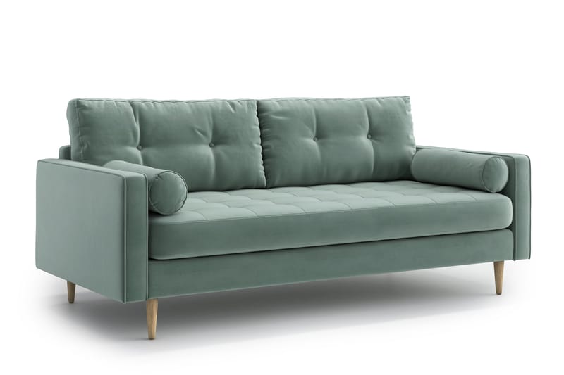 Sofa Stephanie 3-seter - Grønn - 3 seter sofa