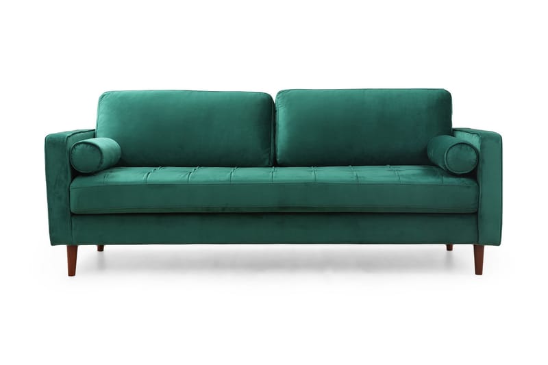 Sofa Puento 3-seters - Grønn - 3 seter sofa