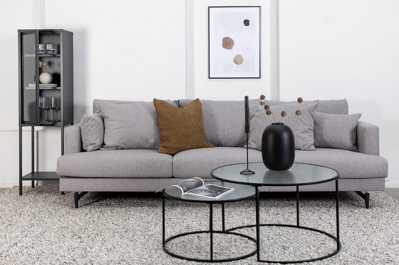 Sofia 3-seters Sofa - Grå - Møbler - Sofaer - 3 seter sofa