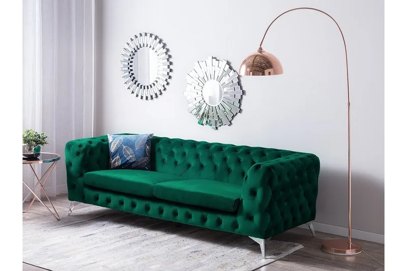 Sotra Sofa 2-4 Seter - Grønn - Møbler - Sofaer - 3 seter sofa