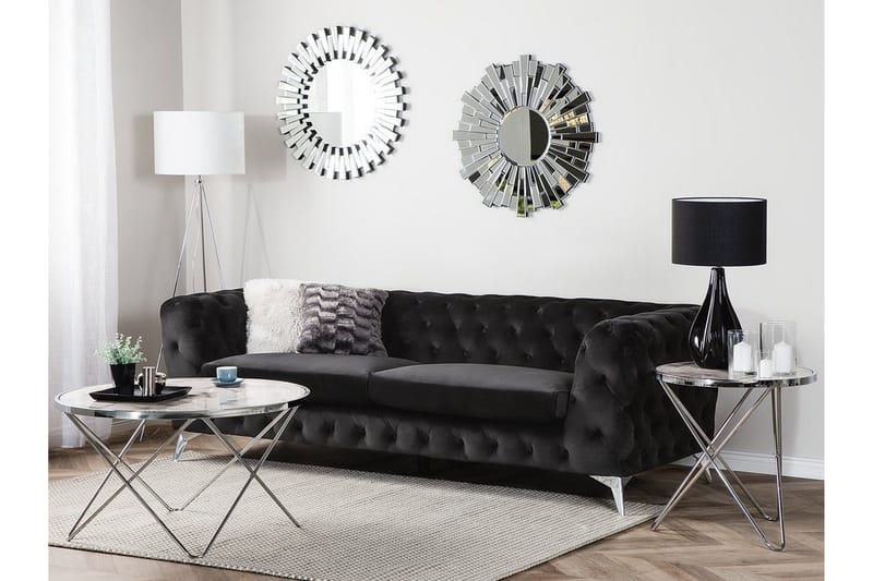 Sotra Sofa 2-4 Seter - Svart - Møbler - Sofaer - 3 seter sofa