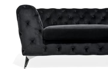 Sotra Sofa 2-4 Seter - Svart - Møbler - Sofaer - 3 seter sofa