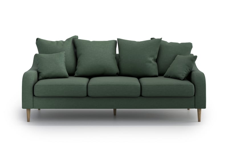 Sovesofa Sixta 3-seter - Grønn - 3 seter sofa