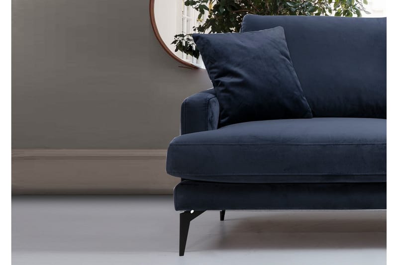 Sowka 3-Seter Sofa - Blå - Møbler - Sofaer - 3 seter sofa