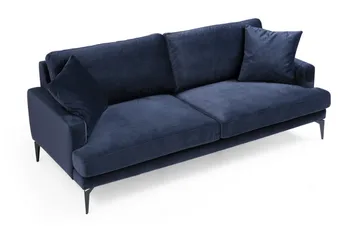 Sowka 3-Seter Sofa - Blå - Møbler - Sofaer - 3 seter sofa
