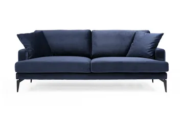 Sowka 3-Seter Sofa - Blå - Møbler - Sofaer - 3 seter sofa
