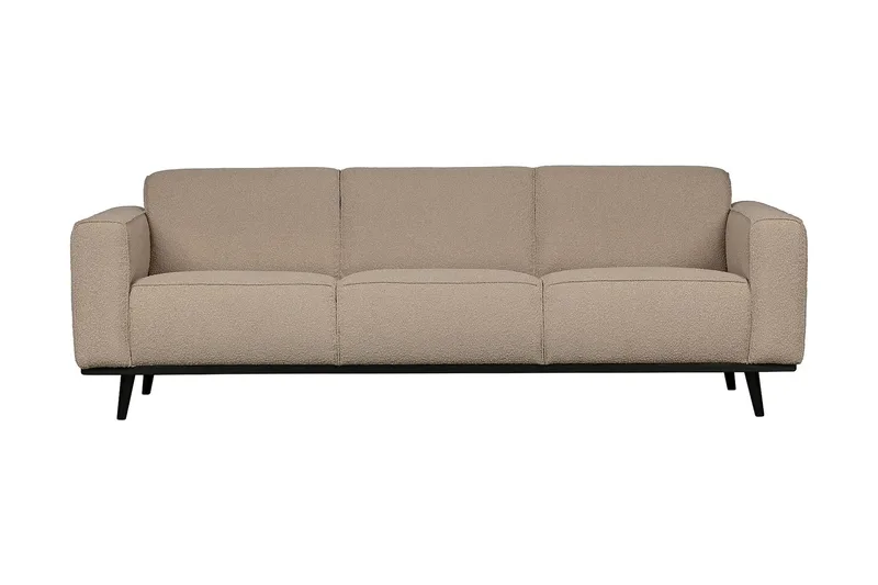 Statement 3-seter Sofa i Bouclé, Beige