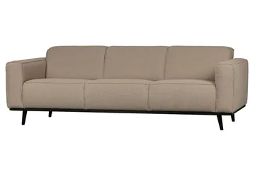 Statement 3-seter Sofa i Bouclé - Beige - Møbler - Sofaer - 3 seter sofa