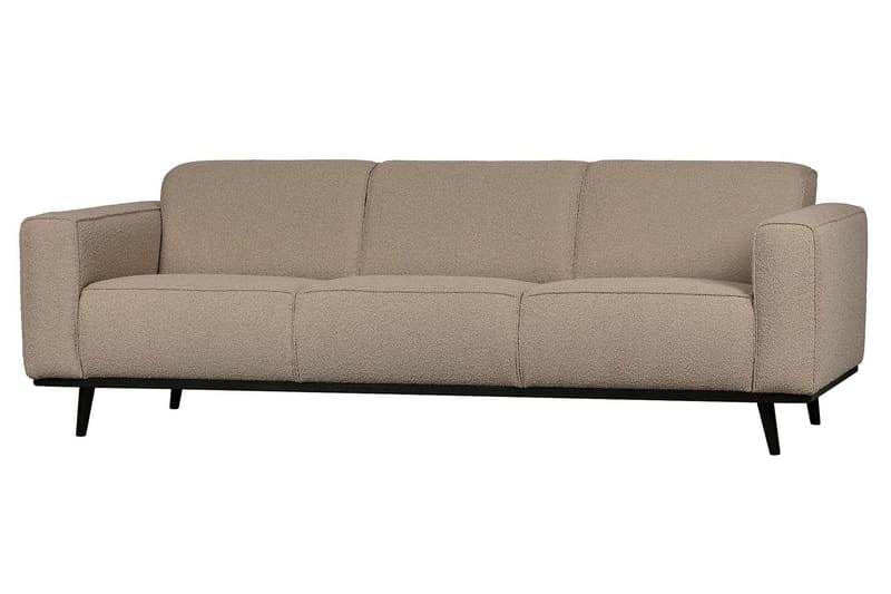 Statement 3-seter Sofa i Bouclé - Beige - Møbler - Sofaer - 3 seter sofa
