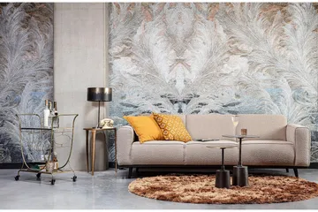 Statement 3-seter Sofa i Bouclé - Beige - Møbler - Sofaer - 3 seter sofa