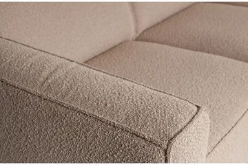 Statement 3-seter Sofa i Bouclé - Beige - Møbler - Sofaer - 3 seter sofa