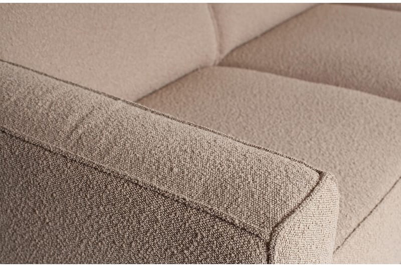 Statement 3-seter Sofa i Bouclé - Beige - Møbler - Sofaer - 3 seter sofa