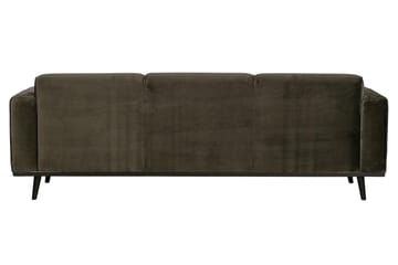 Statement 3-seter Sofa i Fløyel - Brun - Møbler - Sofaer - 3 seter sofa