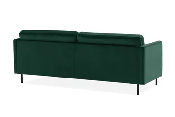 Teodin Fløyelssofa 3-seters - Grønn - Møbler - Sofaer - 3 seter sofa