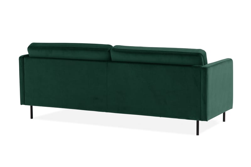 Teodin Fløyelssofa 3-seters - Grønn - Møbler - Sofaer - 3 seter sofa