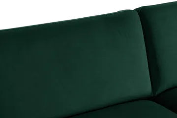 Teodin Fløyelssofa 3-seters - Grønn - Møbler - Sofaer - 3 seter sofa
