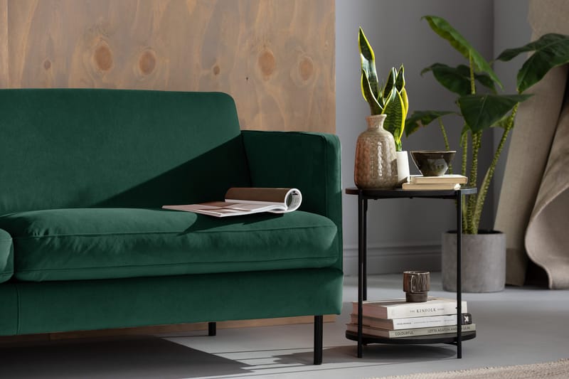 Teodin Fløyelssofa 3-seters - Grønn - Møbler - Sofaer - 3 seter sofa