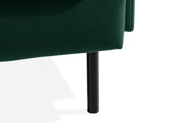 Teodin Fløyelssofa 3-seters - Grønn - Møbler - Sofaer - 3 seter sofa