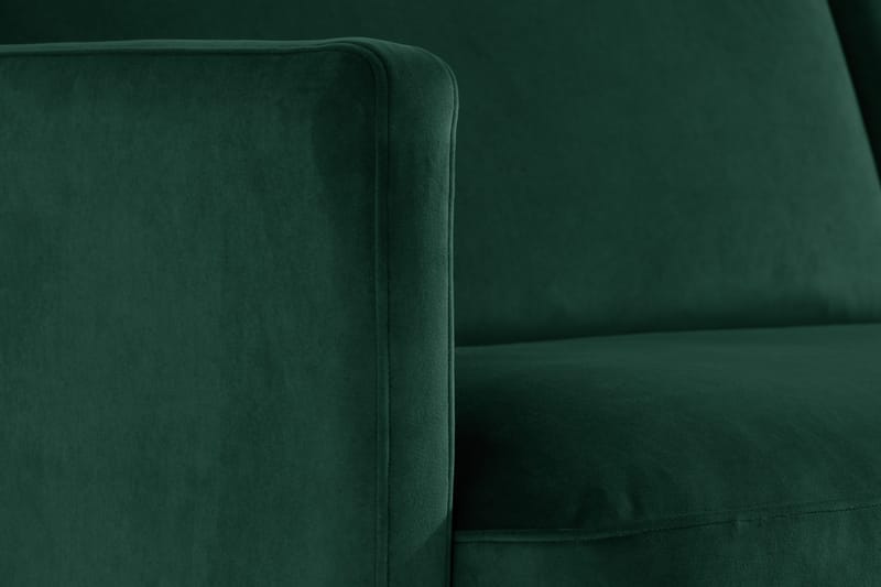 Teodin Fløyelssofa 3-seters - Grønn - Møbler - Sofaer - 3 seter sofa