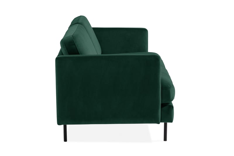 Teodin Fløyelssofa 3-seters - Grønn - Møbler - Sofaer - 3 seter sofa