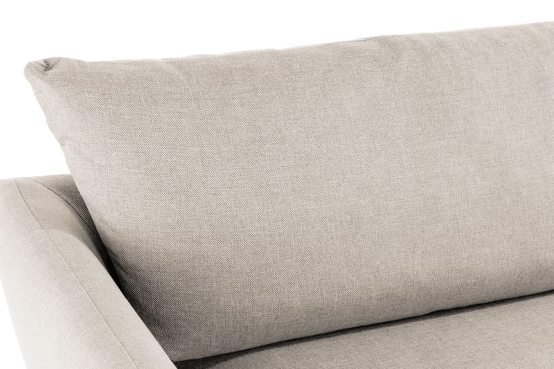 Trend 3-seter Sofa 218 cm med Buede Armlener i Stoff - Beige - Møbler - Sofaer - 3 seter sofa