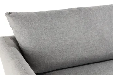 Trend 3-seter Sofa 218 cm med Buede Armlener i Stoff - Grå - Møbler - Sofaer - 3 seter sofa