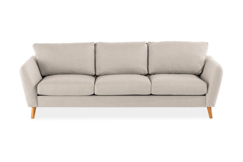 Trend 3-seters Stoffsofa - Beige - Møbler - Sofaer - 3 seter sofa