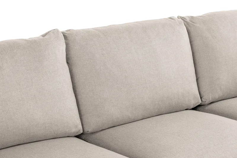 Trend 3-seters Stoffsofa - Beige - Møbler - Sofaer - 3 seter sofa