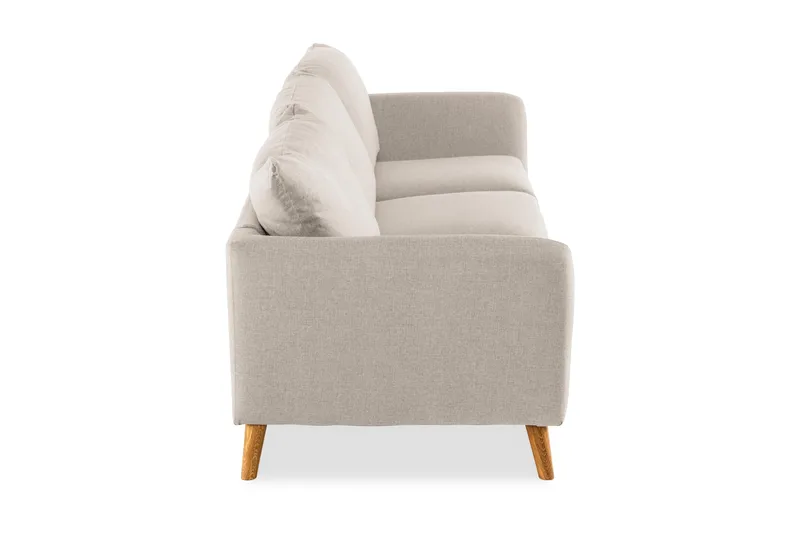 Trend 3-seters Stoffsofa - Beige - Møbler - Sofaer - 3 seter sofa