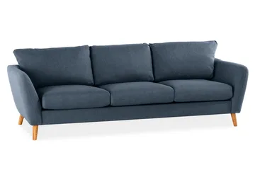Trend 3-seters Stoffsofa - Blå - Møbler - Sofaer - 3 seter sofa