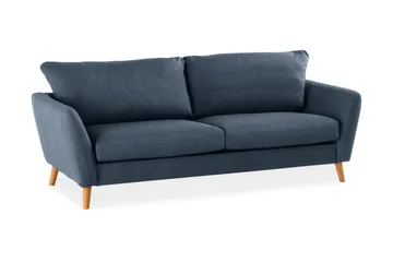 Trend 3-seters Stoffsofa - Blå - Møbler - Sofaer - 3 seter sofa