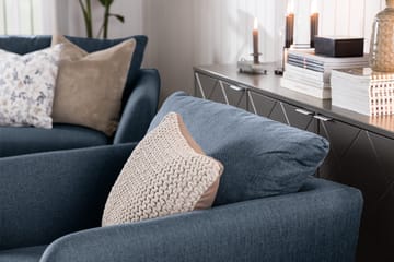 Trend 3-seters Stoffsofa - Blå - Møbler - Sofaer - 3 seter sofa