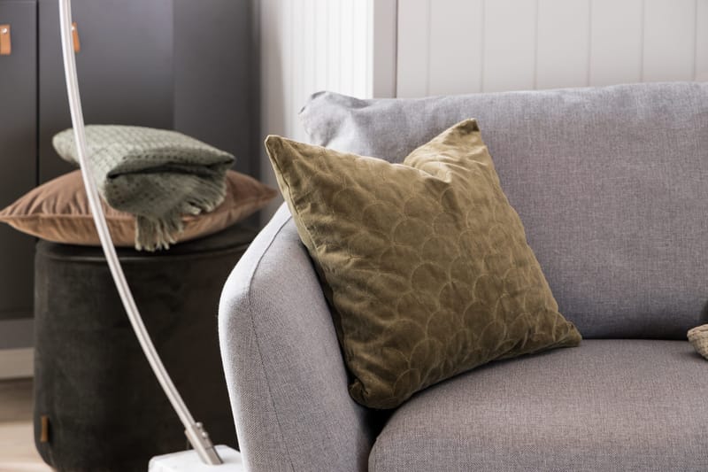 Trend 3-seters Stoffsofa - Grå - Møbler - Sofaer - 3 seter sofa