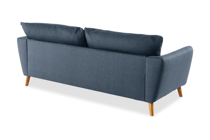 Trend 3-seters Stoffsofa - Mørkeblå - Møbler - Sofaer - 3 seter sofa