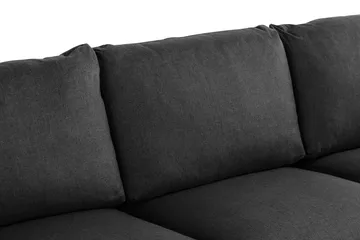Trend 3-seters Stoffsofa - Svart - Møbler - Sofaer - 3 seter sofa