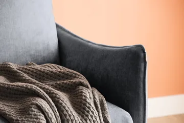 Trend Lyx 3-seter Sofa - Mørkegrå/Eik - Møbler - Sofaer - 3 seter sofa