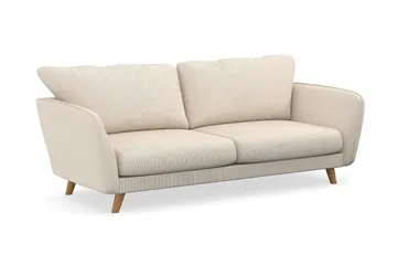 Trend Lyx 3-seters Manchestersofa - Beige - Møbler - Sofaer - 3 seter sofa