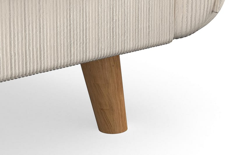 Trend Lyx 3-seters Manchestersofa - Beige - Møbler - Sofaer - 3 seter sofa