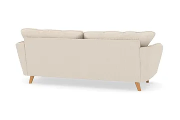 Trend Lyx 3-seters Manchestersofa - Beige - Møbler - Sofaer - 3 seter sofa