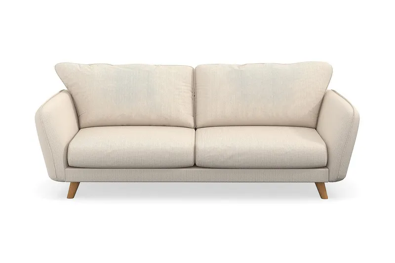 Trend Lyx 3-seters Manchestersofa, Beige