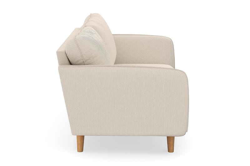 Trend Lyx 3-seters Manchestersofa - Beige - Møbler - Sofaer - 3 seter sofa