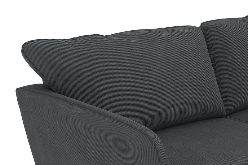Trend Lyx 3-seters Manchestersofa - Mørk grå - Møbler - Sofaer - 3 seter sofa