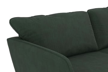 Trend Lyx 3-seters Manchestersofa - Mørkegrønn - Møbler - Sofaer - 3 seter sofa