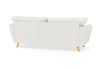 Trend Lyx 3-seters Sofa i Bouclé - Hvit - Møbler - Sofaer - 3 seter sofa