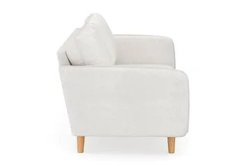 Trend Lyx 3-seters Sofa i Bouclé - Hvit - Møbler - Sofaer - 3 seter sofa