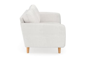 Trend Lyx 3-seters Sofa i Bouclé - Hvit - Møbler - Sofaer - 3 seter sofa