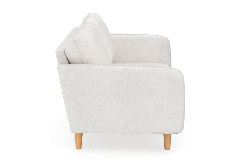Trend Lyx 3-seters Sofa i Bouclé - Hvit - Møbler - Sofaer - 3 seter sofa