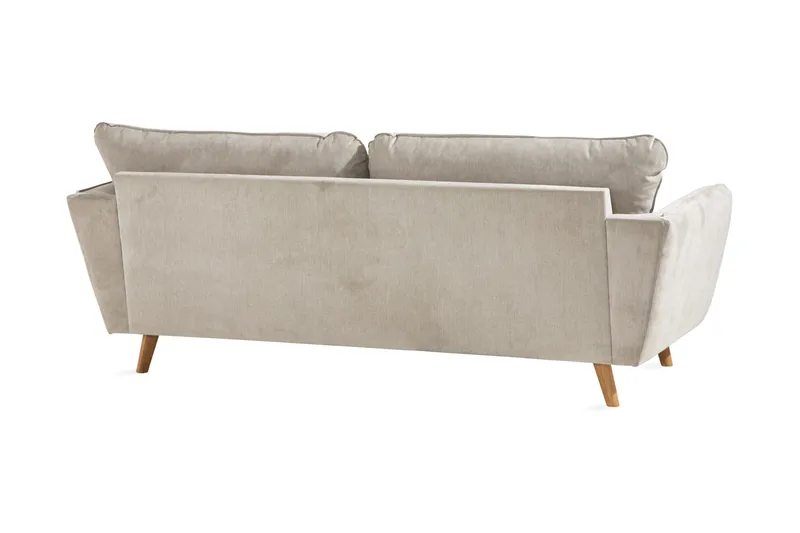 Trend Lyx 3-seters Stoffsofa - Beige - Møbler - Sofaer - 3 seter sofa