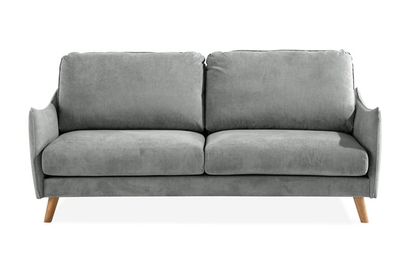 Trend Lyx 3-seters Stoffsofa - Grå - Møbler - Sofaer - 3 seter sofa