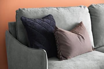 Trend Lyx 3-seters Stoffsofa - Grå - Møbler - Sofaer - 3 seter sofa
